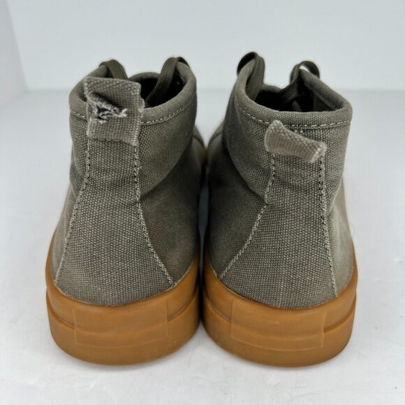 Mutual Weave Mens 016-0231 Freelon Olive Green Hi Canvas Size 11 M Casual Shoes - Picture 5 of 10